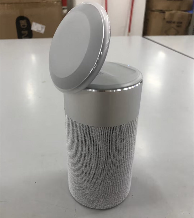 3-in-1 Wireless Charger & Bluetooth Speaker with Touch Lamp