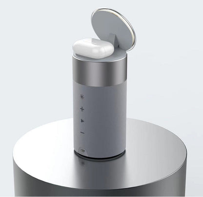 3-in-1 Wireless Charger & Bluetooth Speaker with Touch Lamp